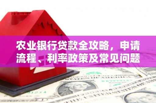 锦州农业银行贷款全攻略，申请流程、利率政策及常见问题解析