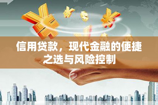 锦州信用贷款，现代金融的便捷之选与风险控制