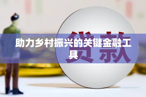 锦州助力乡村振兴的关键金融工具