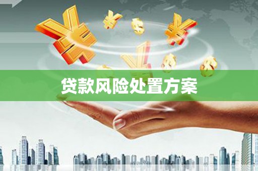 锦州贷款风险处置方案