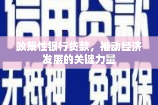 锦州政策性银行贷款，推动经济发展的关键力量
