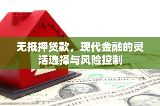 锦州无抵押贷款，现代金融的灵活选择与风险控制