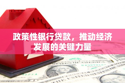 锦州政策性银行贷款，推动经济发展的关键力量