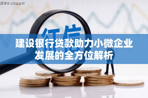 锦州建设银行贷款助力小微企业发展的全方位解析