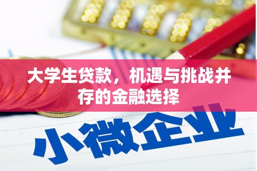 锦州大学生贷款，机遇与挑战并存的金融选择