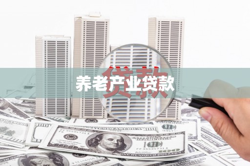 锦州养老产业贷款